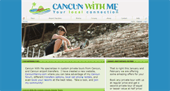 Desktop Screenshot of cancunwithme.com